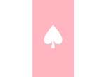 white-pink-spade
